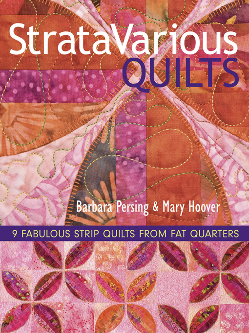 Title details for StrataVarious Quilts by Barbara Persing - Available